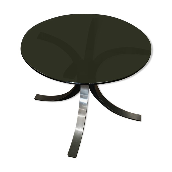Table d'appoint en verre Osvaldo Borsani édition Tecno