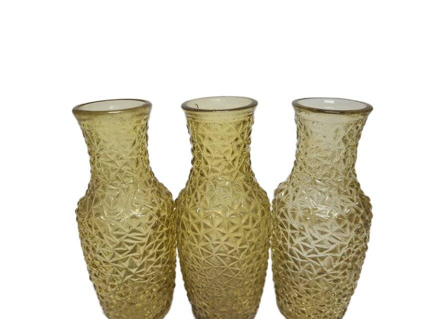 3 vases de HSG Prądniczanka, Pologne, années 1970