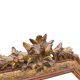 Large gilded wood mirror, Louis XVI - Art Nouveau transition style, mirror