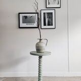 Patinated green gueridon