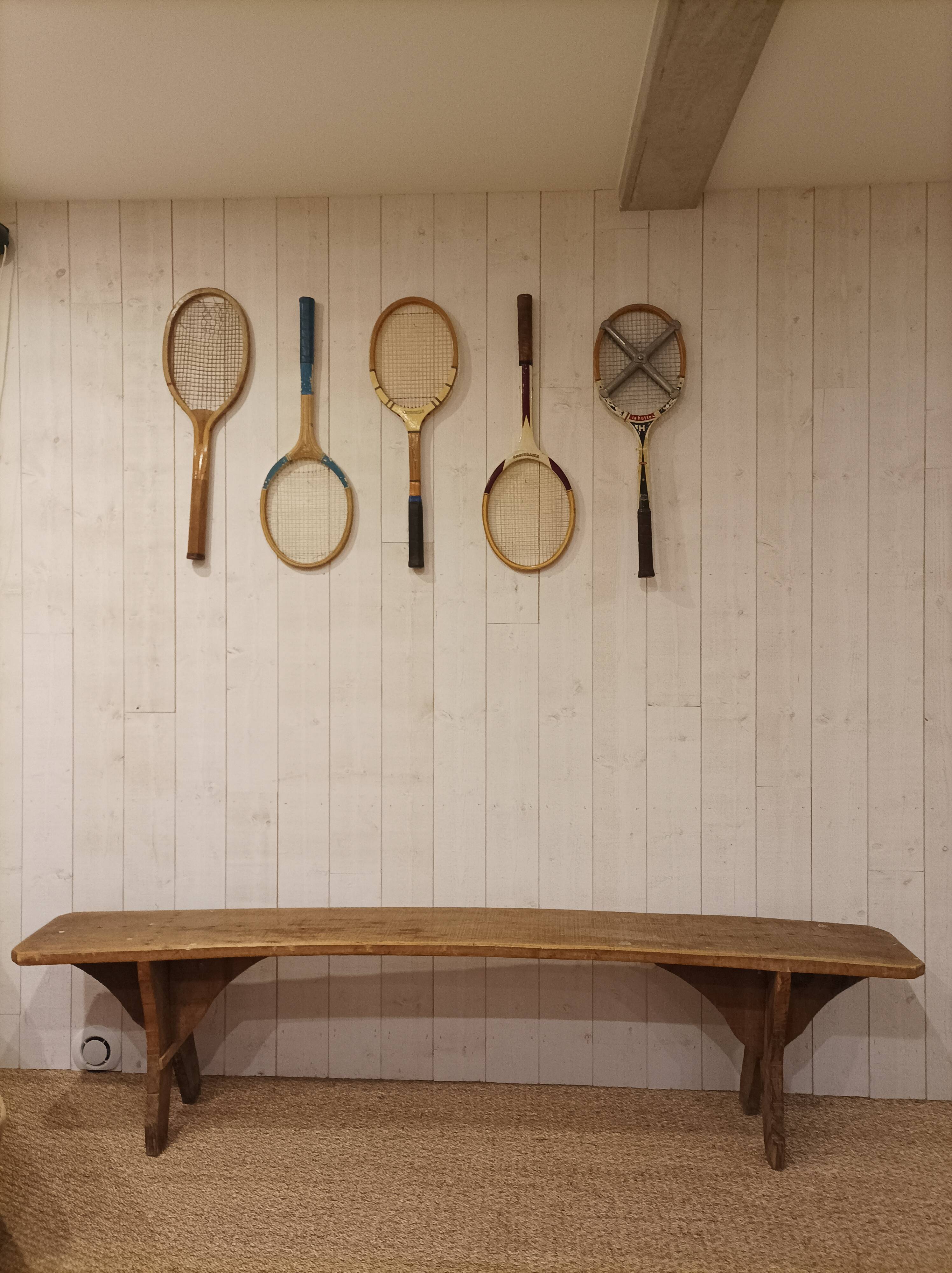 Antique solid wood bench