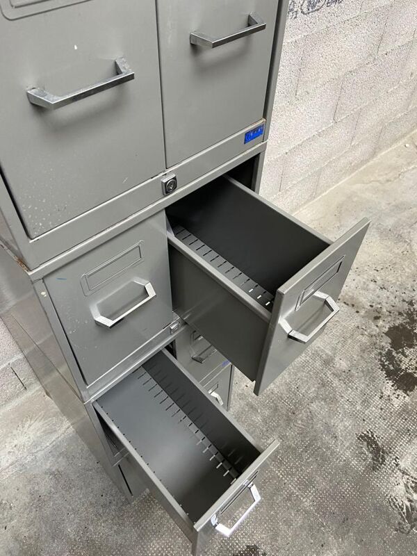 Meuble d'archivage modulable 8 tiroirs métal