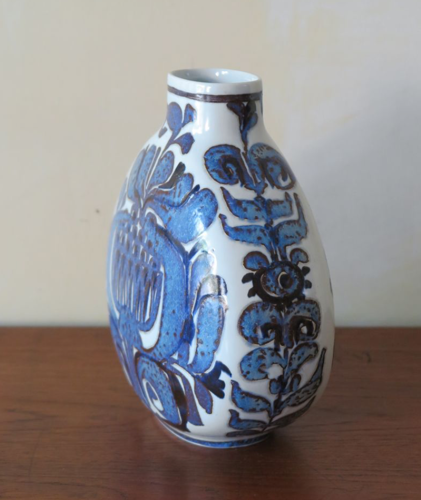 Vintage ceramic vase from Royal Copenhagen Denmark 1960s