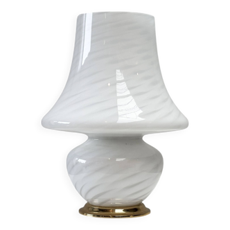 Italian Murano glass mushroom lamp