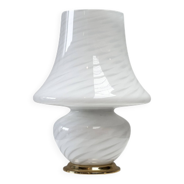 Lampe champignon italienne en verre de Murano