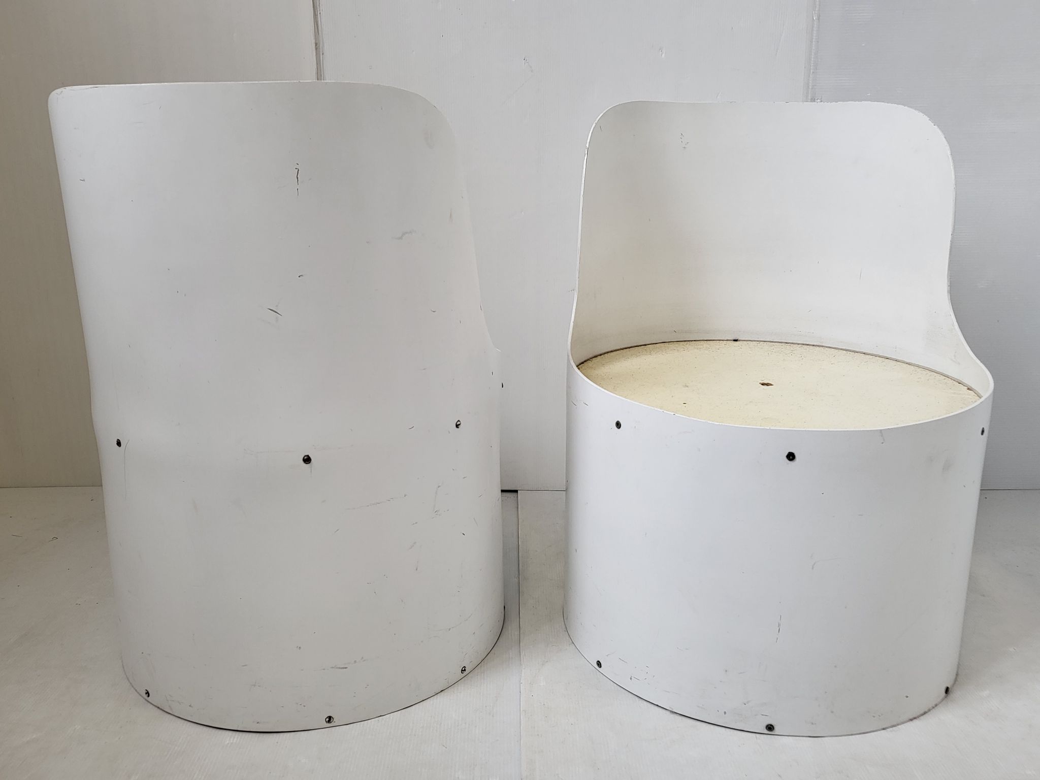 Paire de fauteuils Tomotom Bernard Holdaway 1970 space age
