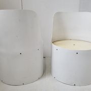 Paire de fauteuils Tomotom Bernard Holdaway 1970 space age