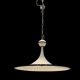 Italian black & white murano glass light pendant