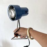 Vintage blue spot lamp, 70s