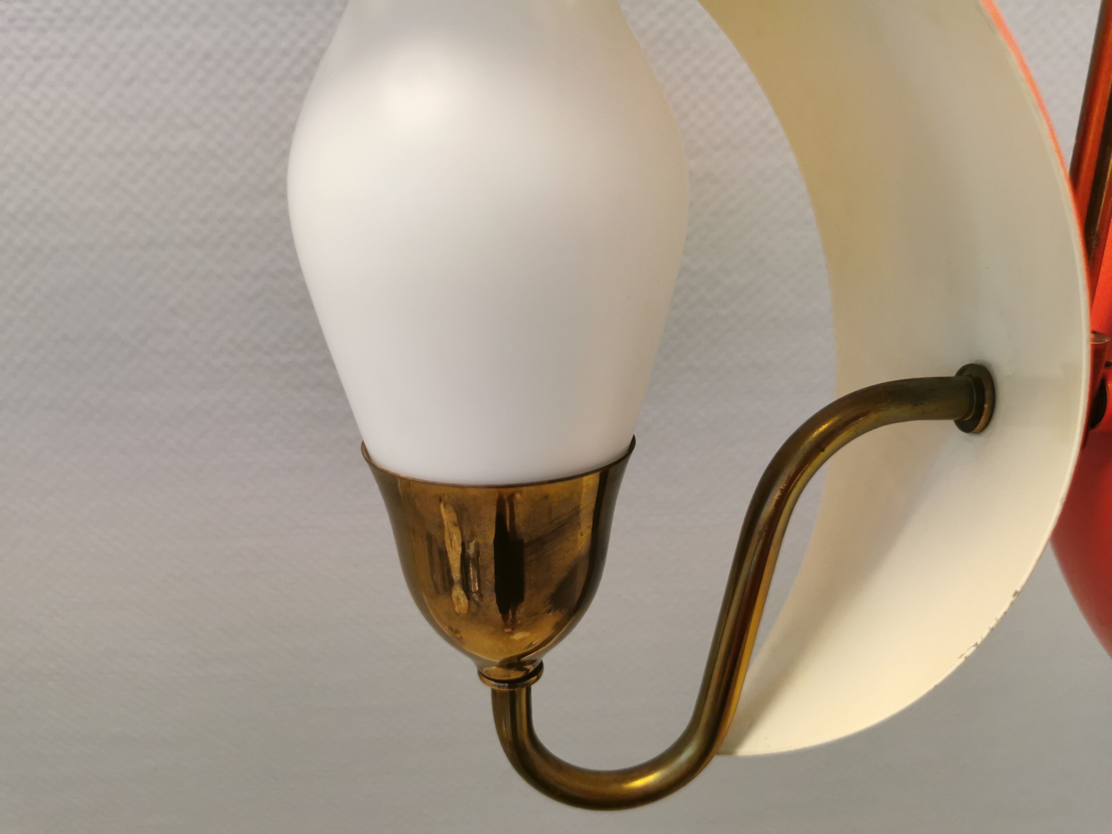 Incredible Chandelier / hanging lamp from Danish Fog & Mørup, estimated 1950s