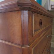Rare - Pretty old chest of drawers with 4 drawers and 3 locks - In walnut - 1930