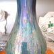 Iridescent vase Alphonse Cythère 1861-1941 26 cm signed Art Deco period 1920