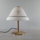 Vintage desk lamp murano international efferte glass and brass design