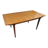 Scandinavian extendable teak table, 1970s