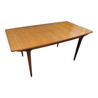 Scandinavian extendable teak table, 1970s