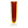 Sommerso vase, mid-century modern, glass, designed by F. Poli, Italy, 1950s