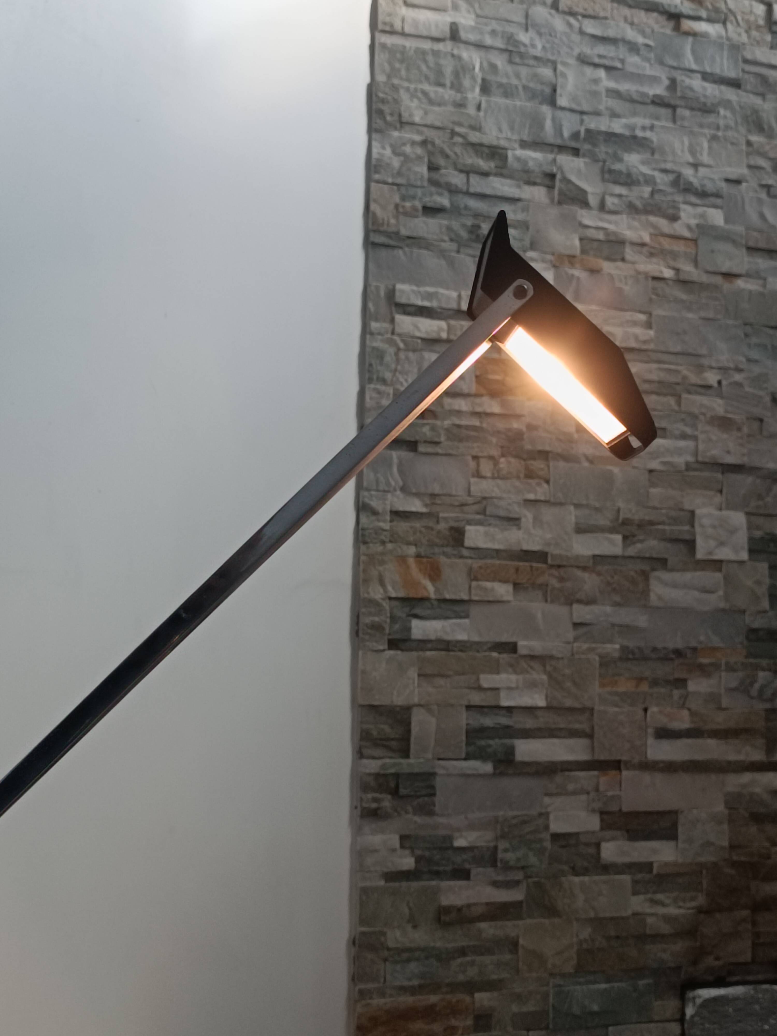 Fase Swan lamp, chrome edition 1980