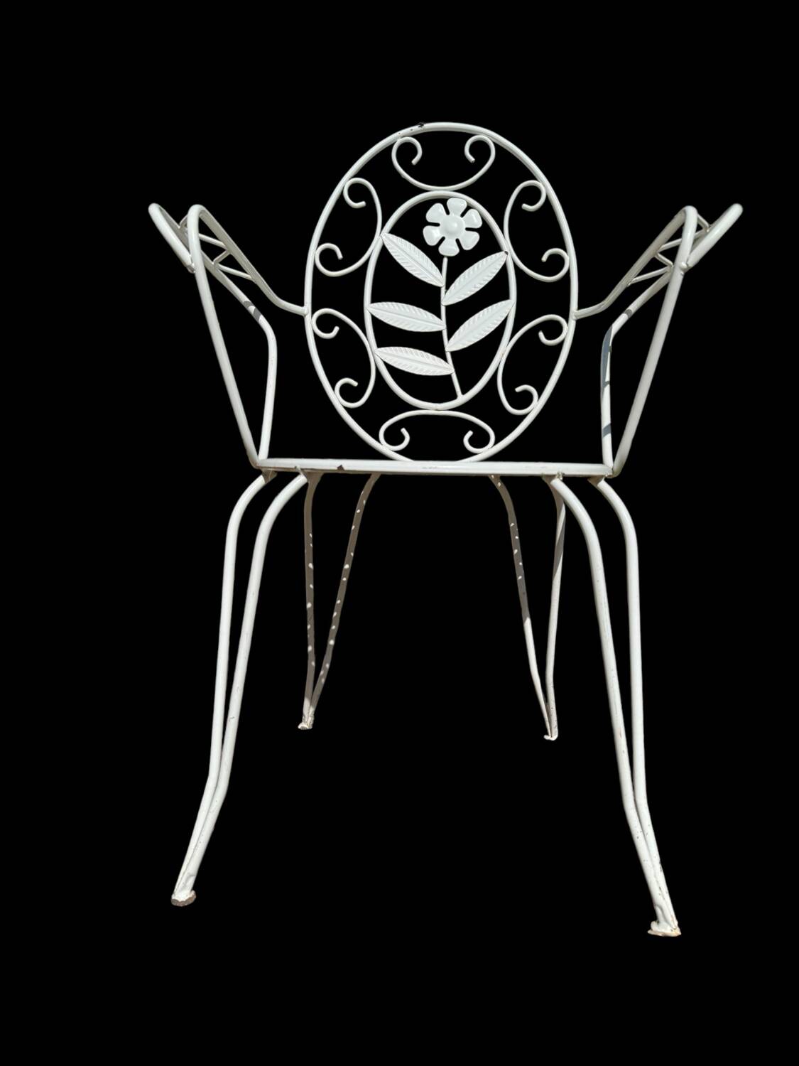 Fauteuils en fer forgé provençal des années 60, set de 6