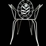 Fauteuils en fer forgé provençal des années 60, set de 6