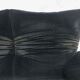 Maralunga 2seater sofa in dark grey striped fabrics by Vico Magistretti for Cassina