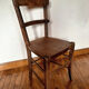 Wooden bistro chair from the 1920s