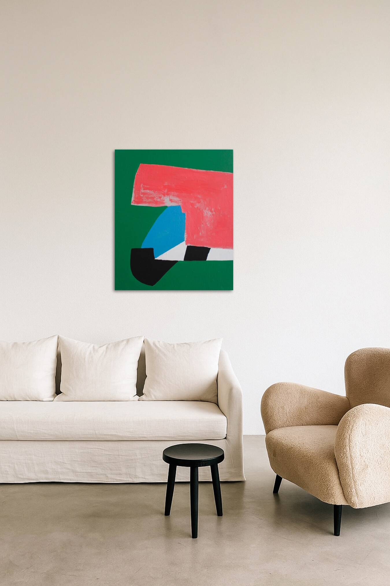 Modern minimalist art "lucky charm" by Bodasca