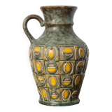 West Germany Uebelacker vase 1681/20, German ceramic vase, flower pot, pottery, decoration