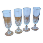 4 flûtes à champagne Luminarc modèle Lance