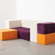 Cubisto Sofa by Massimo Morozzi for Edra 1990s