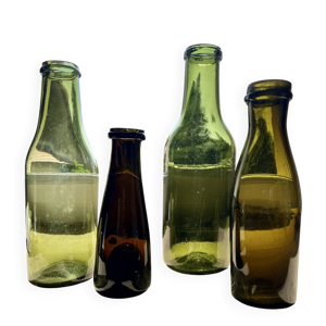 lot de 4 vases bouteilles