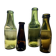 Set of 4 vintage bottle vases