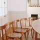 Lot de 10 chaises bistrot baumann