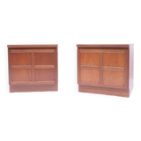 Pair of vintage Nathan Scandinavian bedside tables