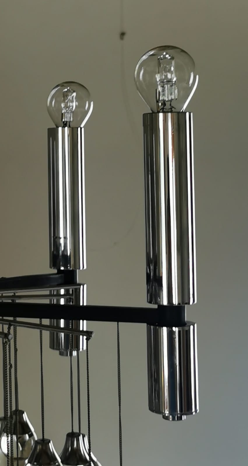 Murano 79-drop glass chandelier, circa 1965