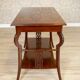 Table basse en acajou brun Art Nouveau du début du 20e siècle, années 1950
