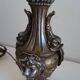 Pair of Louis XVI style lion and cherub decoration lamps