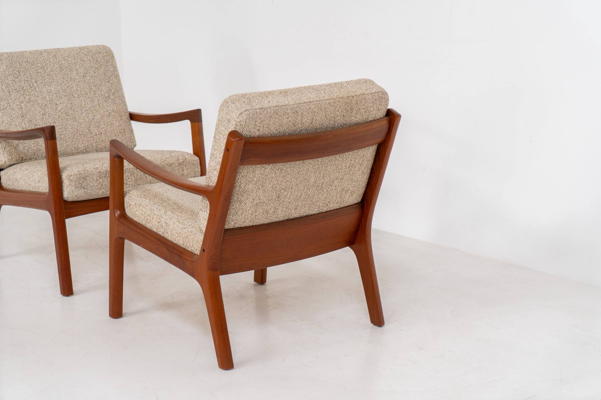 Pair of “Senator” easy chairs by Ole Wanscher for France & Son