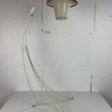 Midcentury French rockabilly lantern low floor lamp, 1950s