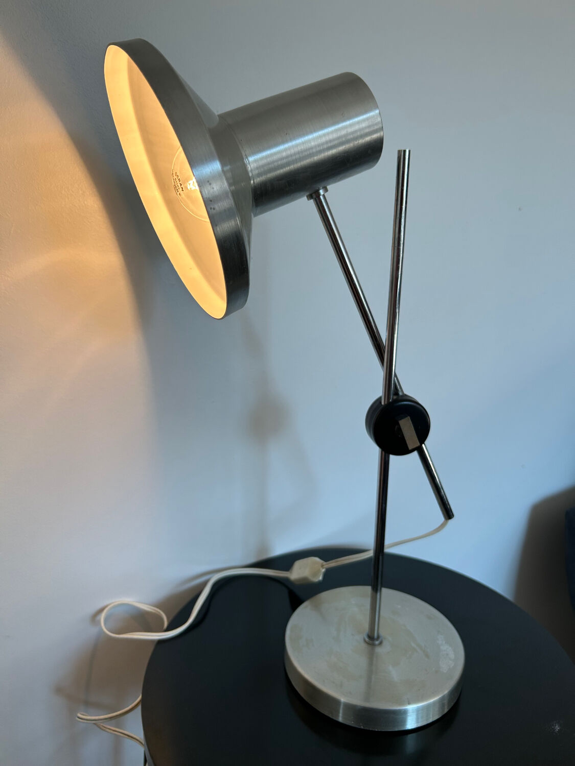 1970s aluminium lamp