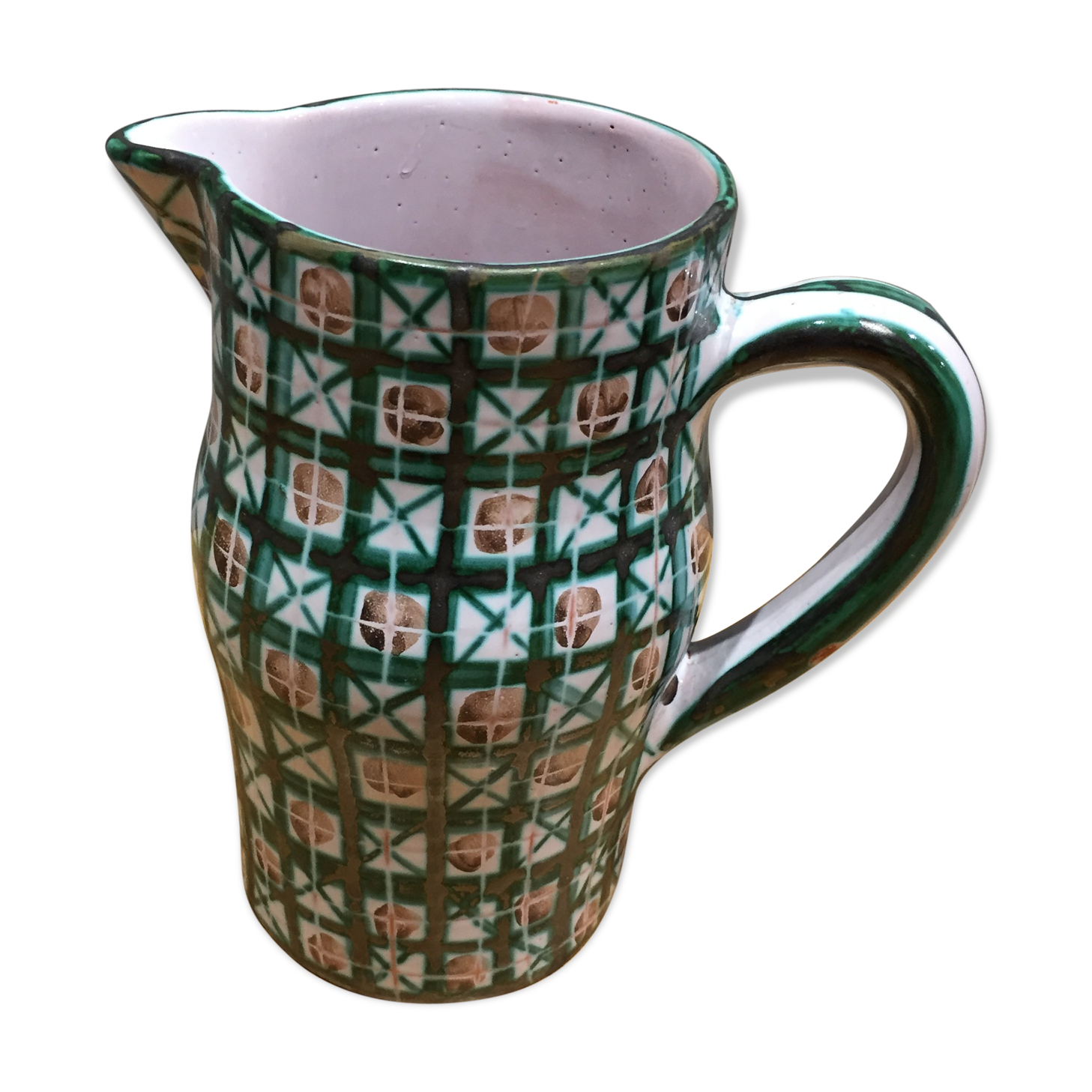 Robert Picault Vallauris ceramic pitcher 60s