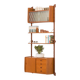 Ergo one bay teak wall unit, Norway, 1960s