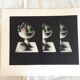 Original lithograph by Mario Avati, colour manière noire, "The Passage of Time", 1990.