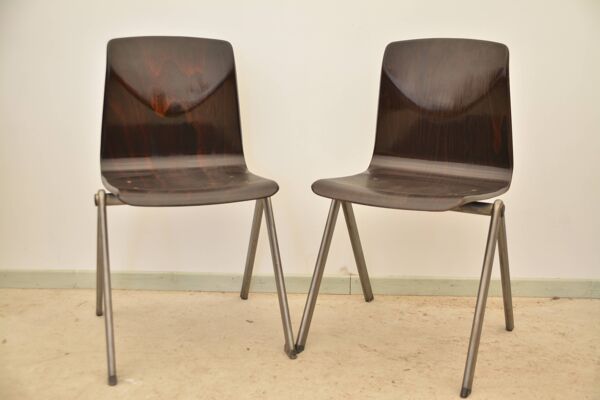 4 chaises par Pagholz, Galvanitas, 1960