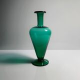 1990s Postmodern Flower Vase Green Swedish Amphora