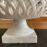 Old white porcelain fruit cup