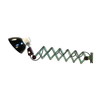 Vintage industrial scissor lamp from Veb Zweckleuchtenbau Dresden, 1960s