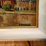 Oil on canvas by R. Vancoillie