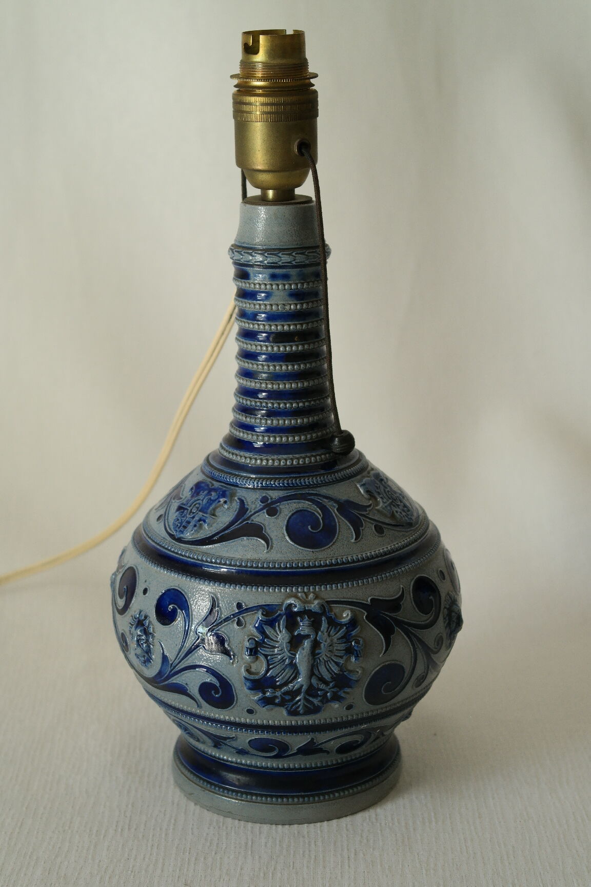 Lamp foot Sandstone blue Alsace/Germany XXth