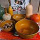 Set of 3 ceramic salad bowls varnished workshop aegitnat de vallauris around 1950