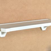 White Porcelain Art Deco Bathroom Wall Shelf